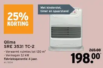 GAMMA Qlima SRE 3531 TC-2 aanbieding