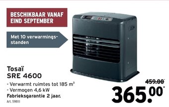 GAMMA Tosai SRE 4600 aanbieding