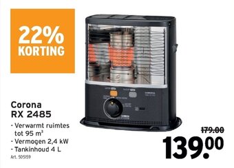 GAMMA Corona RX 2485 aanbieding