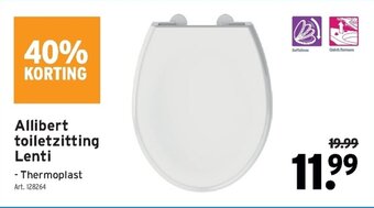 GAMMA Allibert toiletzitting Lenti aanbieding