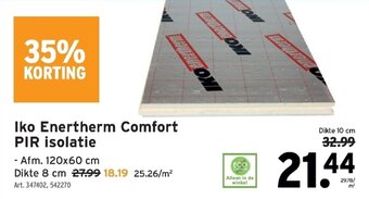 GAMMA Iko Enertherm Comfort PIR isolatie aanbieding