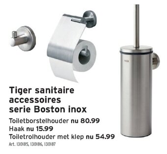 GAMMA Tiger sanitaire accessoires serie Boston inox aanbieding