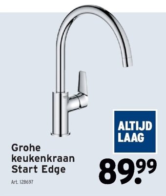 GAMMA Grohe keukenkraan Start Edge aanbieding