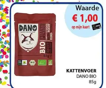 Cora Kattenvoer dano bio aanbieding