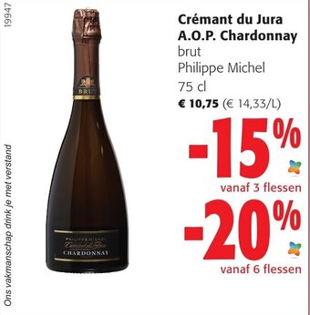 Colruyt Cremant du Jura A.O.P. Chardonnay aanbieding