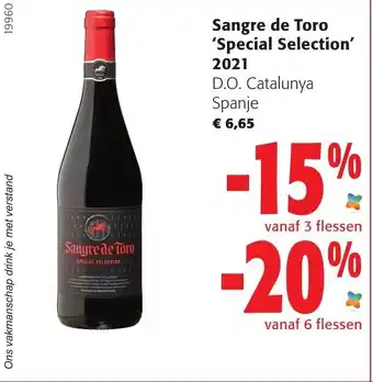 Colruyt Sangre de Toro Special Selection 2021 aanbieding