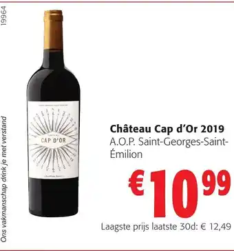 Colruyt Chateau Cap d'Or 2019 aanbieding