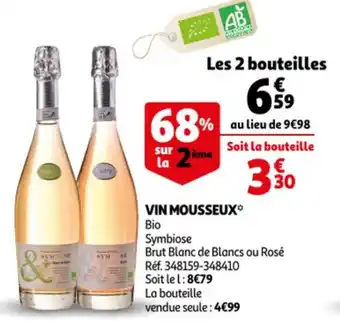 Auchan Bio Vin Mousseux aanbieding