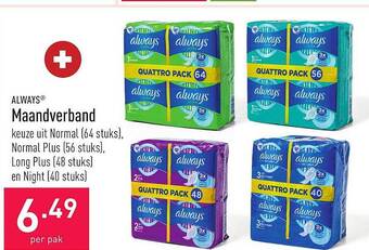 ALDI Always maandverband aanbieding