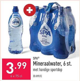ALDI Spa mineraalwater, 6 st aanbieding