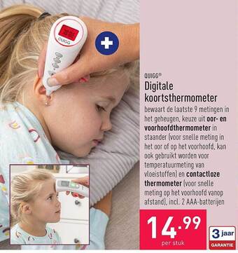 ALDI Digitale koortsthermometer aanbieding