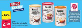 ALDI Moreno cappuccino oploskoffie aanbieding