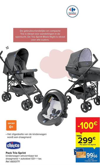 Carrefour Pack trio sprint aanbieding