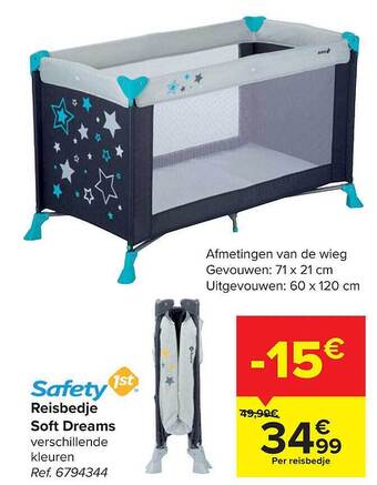 Carrefour Reisbedje soft dreams aanbieding
