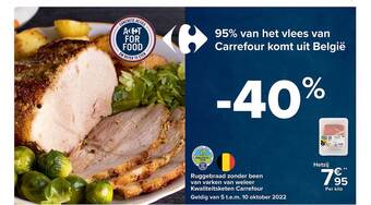 Carrefour Ruggebraad zonder been aanbieding