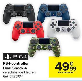Carrefour Ps4controller dual shock 4 aanbieding