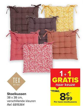 Carrefour Stoelkussen aanbieding