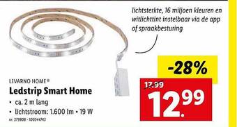 Lidl Ledstrip smart home aanbieding