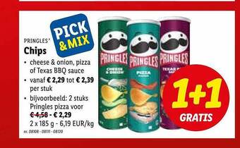 Lidl Pringles chips aanbieding