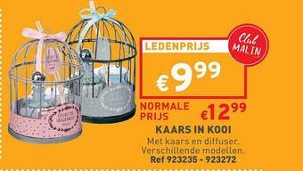 Trafic Kaars in kooi aanbieding
