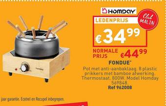 Trafic Fondue aanbieding