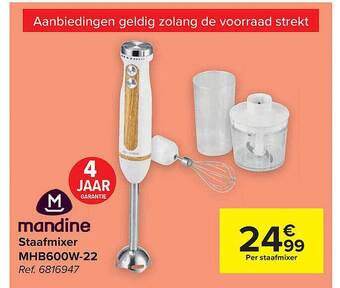 Carrefour Mandine staafmixer aanbieding