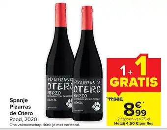 Carrefour Spanje pizzaras de otero aanbieding