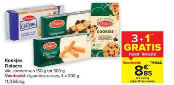 Carrefour Koekjes delacre aanbieding