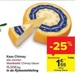 Carrefour Kaas chimay aanbieding