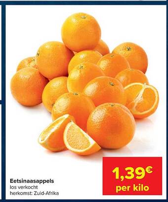 Carrefour Eetsinaasappels aanbieding