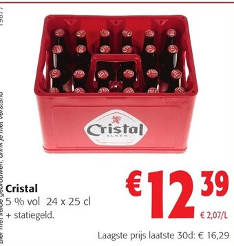 Colruyt Cristal 5% Vol 24 x 25cl aanbieding