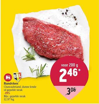 Delhaize Rundvlees aanbieding