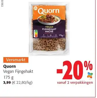 Colruyt Quorn Vegan Fijngehakt 175g aanbieding