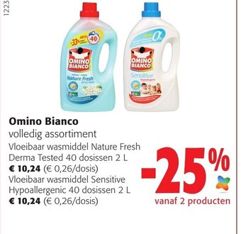 Colruyt Omino Bianco Volledig Assortiment aanbieding