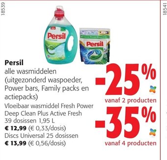 Colruyt Persil Alle Wasmiddelen aanbieding