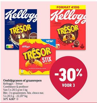Delhaize Ontbijtgranen of graanrepen aanbieding