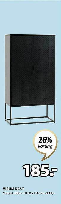 Jysk Virum kast aanbieding