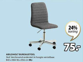 Jysk Abildholt bureaustoel aanbieding