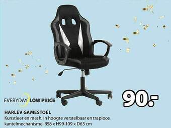 Jysk Harlev gamestoel aanbieding