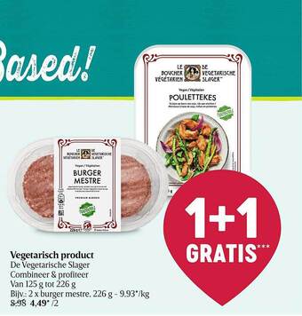 Delhaize Vegetarisch product aanbieding