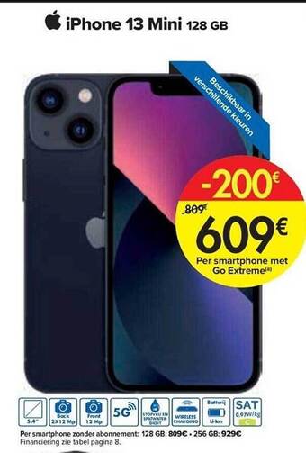 Carrefour Iphone 13 mini 128 gb aanbieding