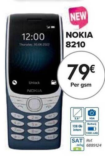 Carrefour Nokia 8210 aanbieding