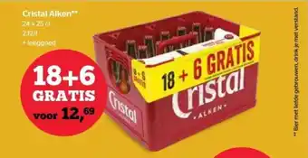 Spar Cristal Alken 24 x 25 cl aanbieding