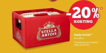 Spar Stella Artois 24 x 25 cl aanbieding