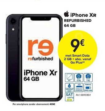 Carrefour Iphone xr refurbished 64 gb aanbieding