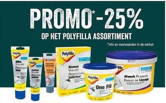 Polyfilla assortiment
