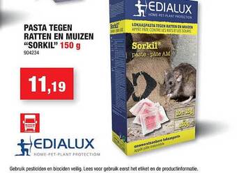 Hubo Pasta tegen ratten en muizen sorkil aanbieding