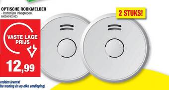Hubo Optische rookmelder aanbieding