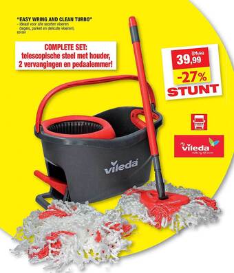 Hubo Easy wring and clean turbo aanbieding
