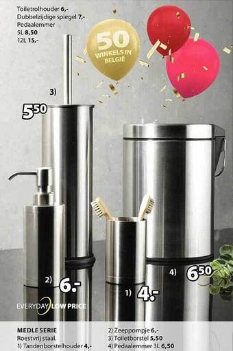 Jysk Medle serie aanbieding